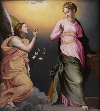 The Annunciation by Agnolo Bronzino
